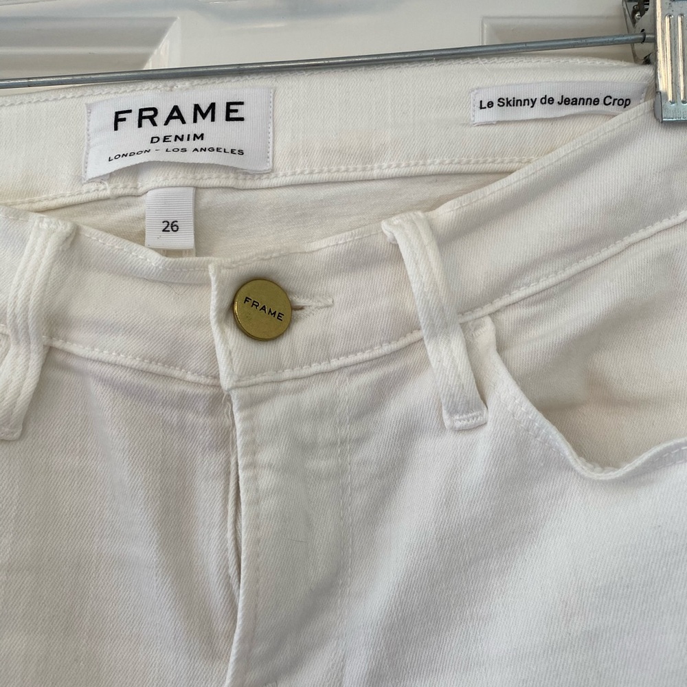 Frame Le Skinny De Jeanne Crop Jeans 26